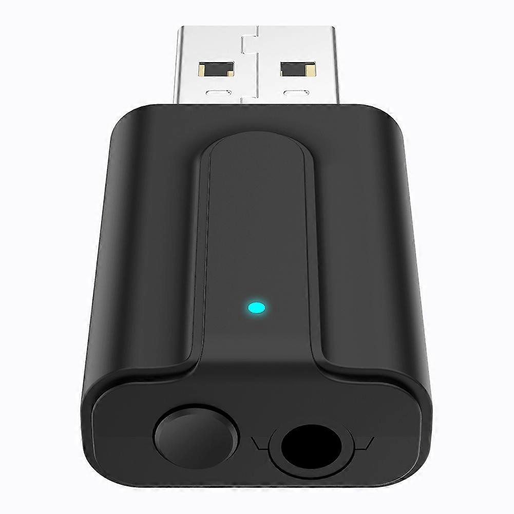 1pc 2 in 1 USB Bluetooth Adapter 5.0 Music Radio Receiver Transmitter EM88