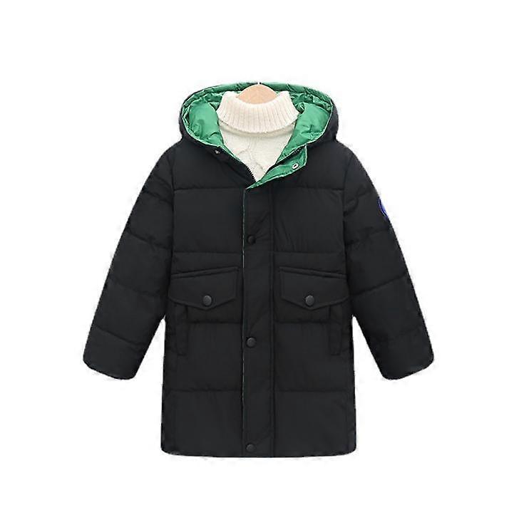 Kids Hooded Jacket Lightweight Insulated Coat