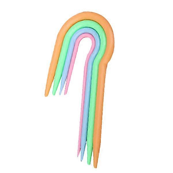 4 Pcs Tool Gadgets Tapestry Yarn Needles U Shape Cable Needles Holders Knitting Embroidery Tools