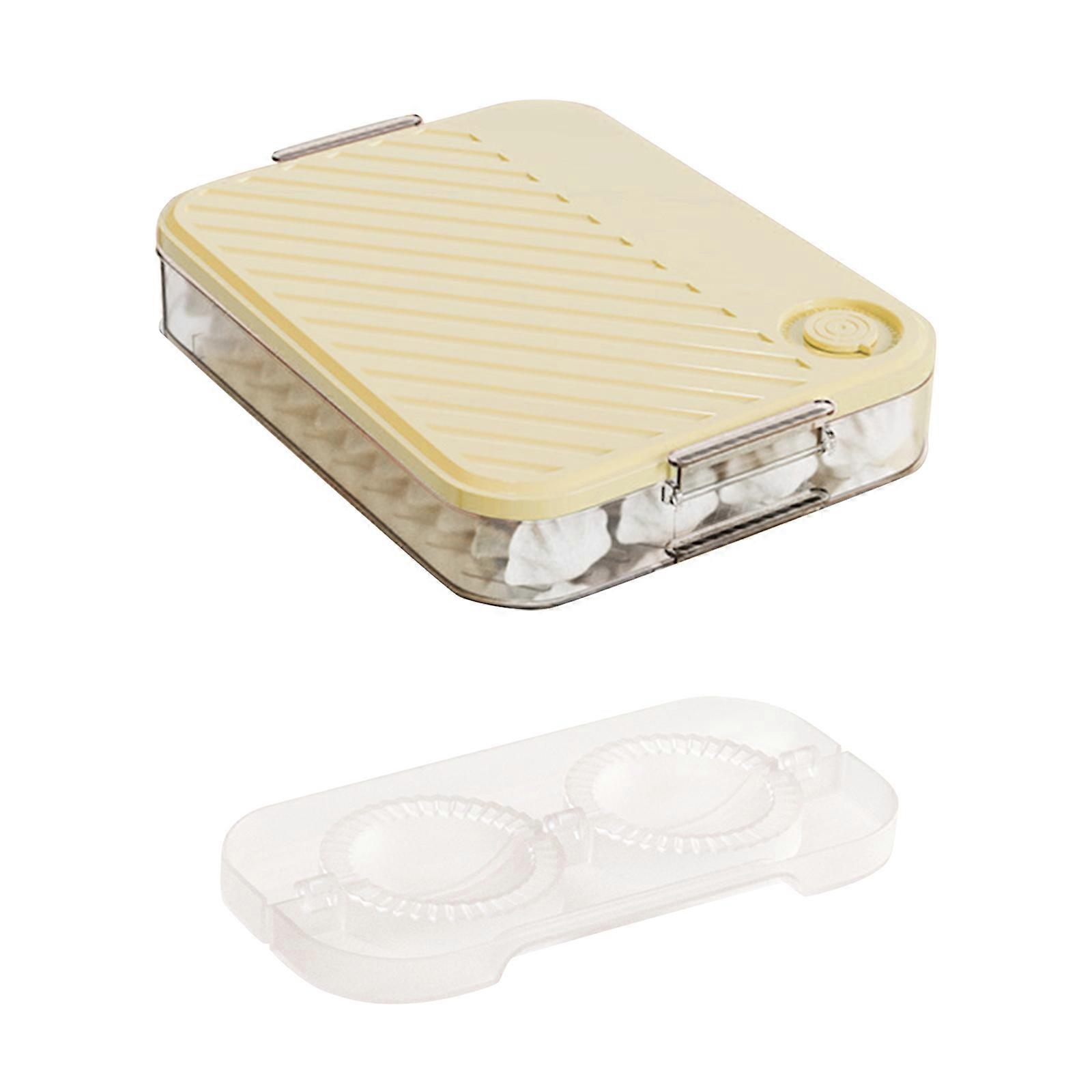 50% OFF,Dumpling DIY Maker Mould + Dumpling Storage Box Dough Press Meat Pie Pastry Empanada Mold Tool,Hot