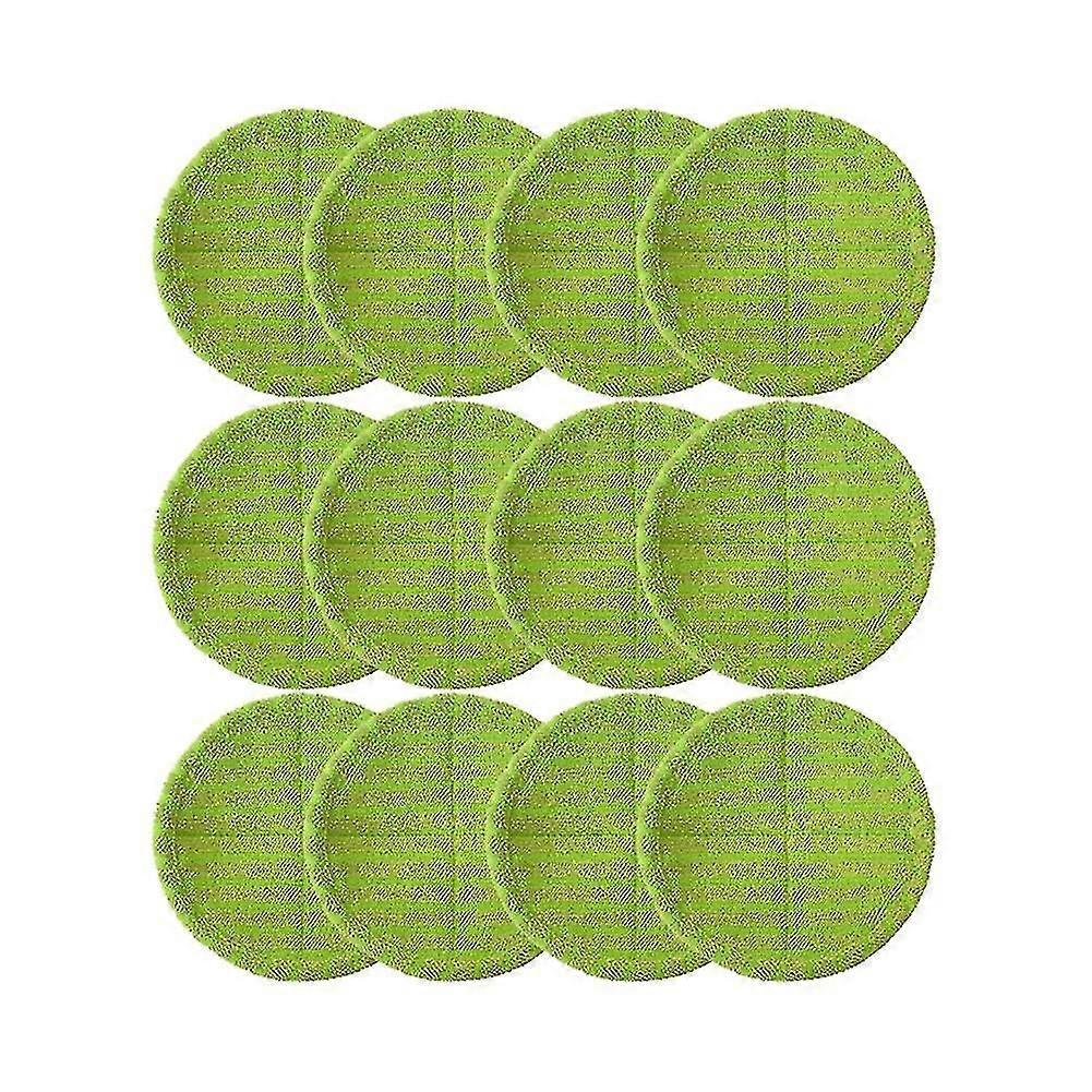12 Pcs remplacement compatible avec sans fil électrique rotative mop Sweeper sans fil