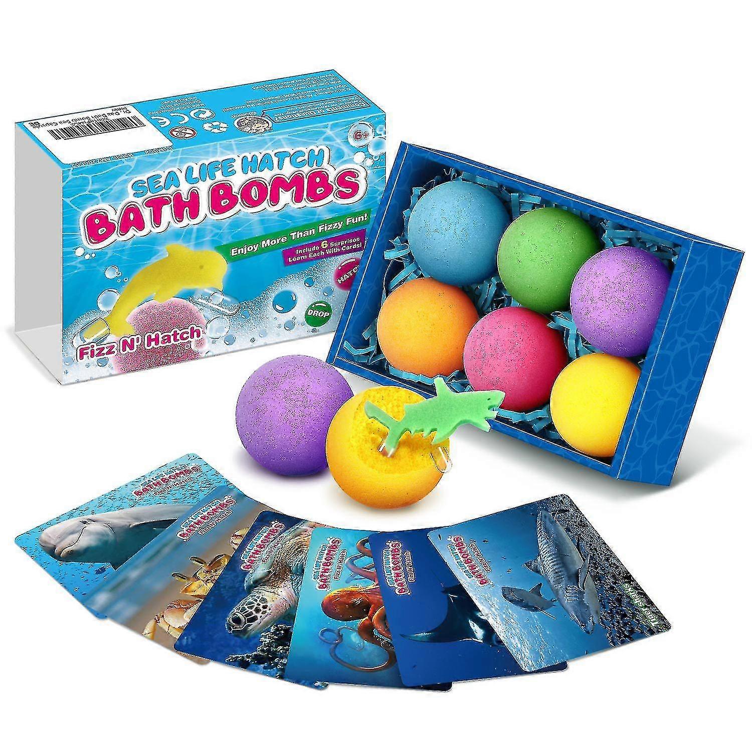 Blind Box Toys Exploding Bath Salt Balls Children's Bubble Exploding Salt Bathtub Soaking Balls Salt Bath Balls