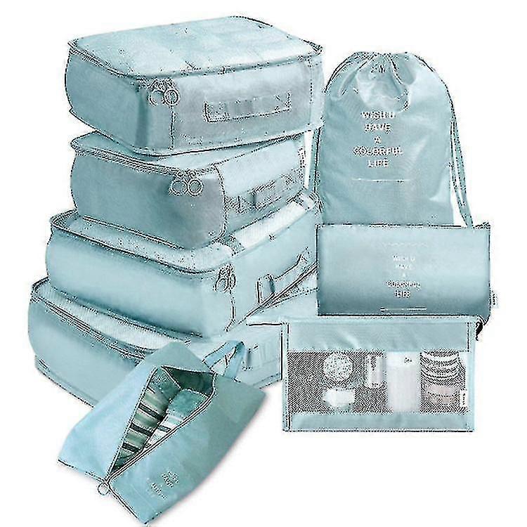 8st / set Researrangörer Resväska Packning Förvaringsväskor