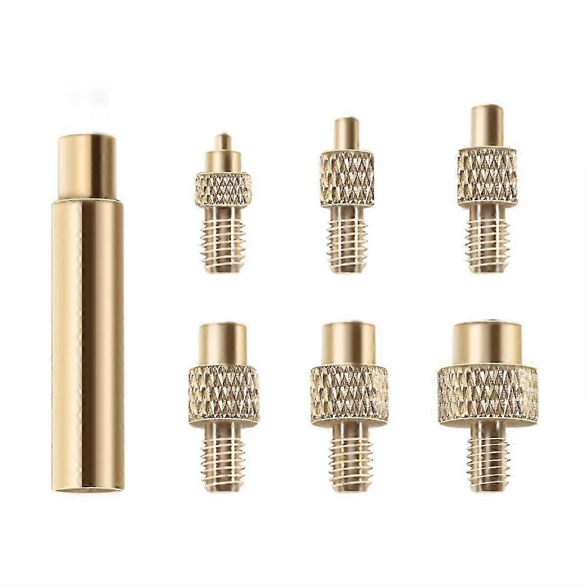 Heat Insert Nut Iron Tip M2 M3 M5 M6 M8 Brass Thread Embedded Kit Heat Insertion Tool for 3D Printer Soldering Iron