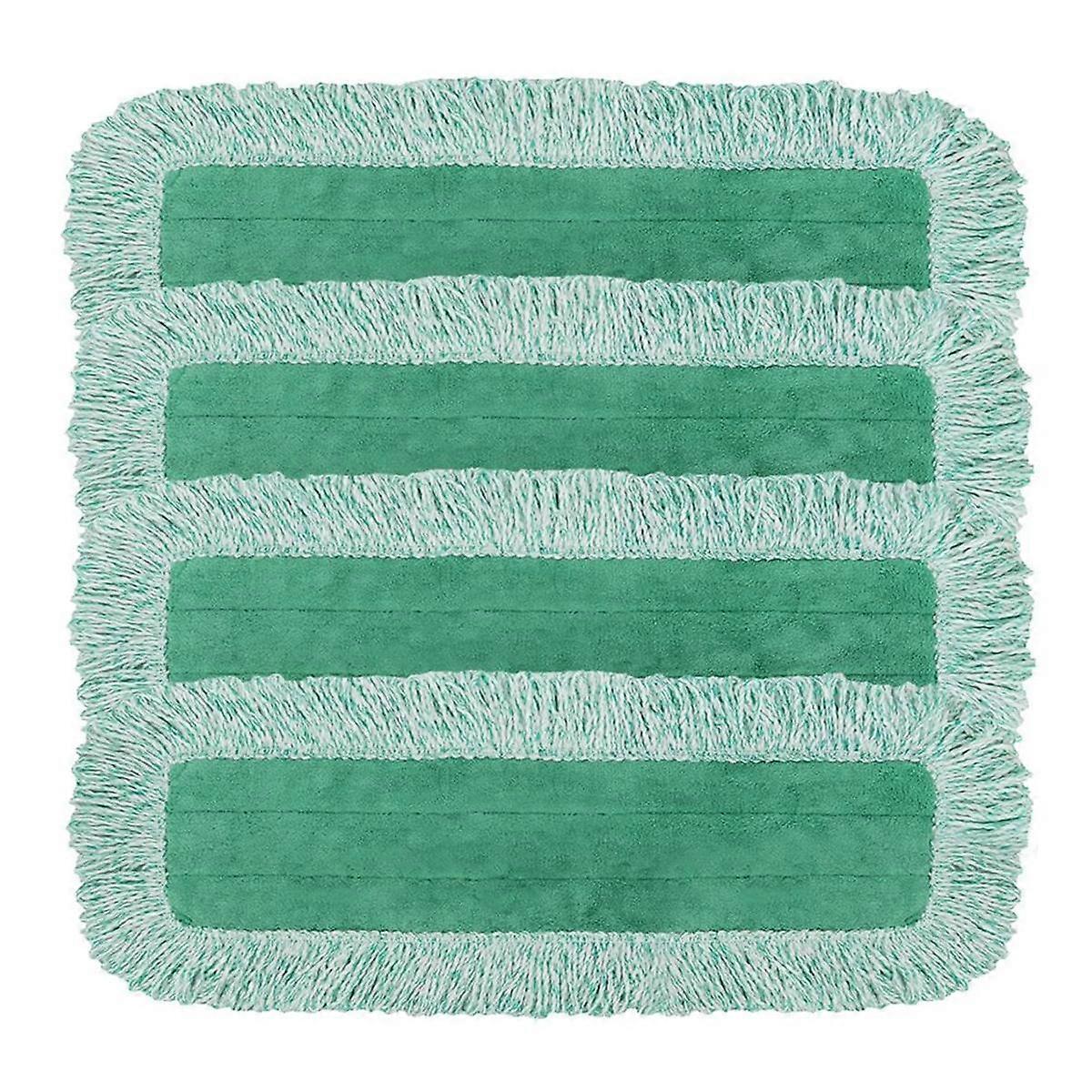 4pc Dust Mop Pads for Microfiber Dust Mop,Mop Replacement with Fringe-Reusable Wet & Dry Cleaning F