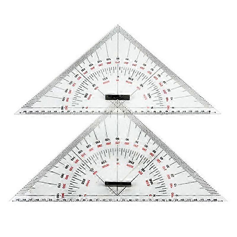 Chart Drawing Triangle Ruler for Drawing 300mm -Scale Triangle Ruler for Distance Measurement Teach