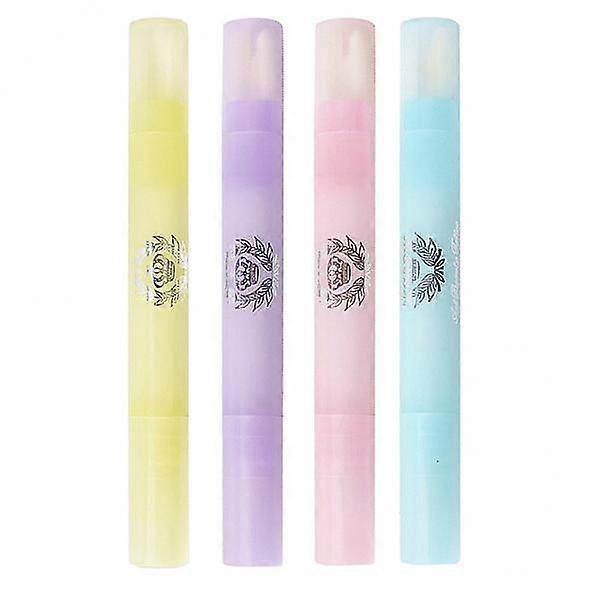 4xNail Polish Removal Corrector Pen Cleaner with 3Pcs Reusable Replacement Tip