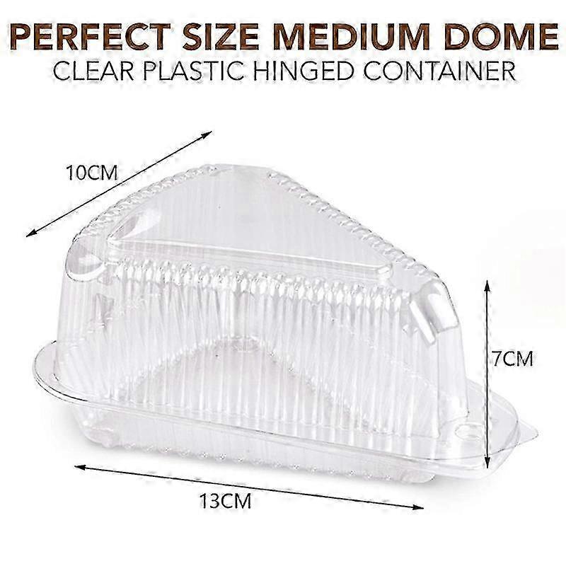 100Pcs Triangle Cheesecake Boxes Slice Cake Box Triangle Pie Holders Cake Boxes for Party Wedding