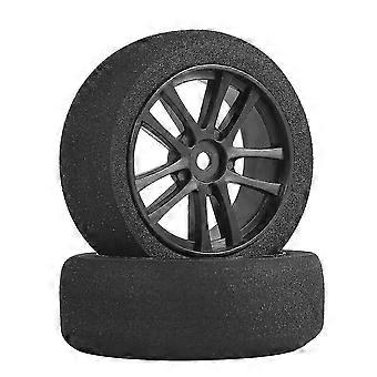 4pcs 66mm Foam Tire Sponge Tyre Wheel Rim Set For 144001 124016 124017 124018 124019 104001 Rc Car
