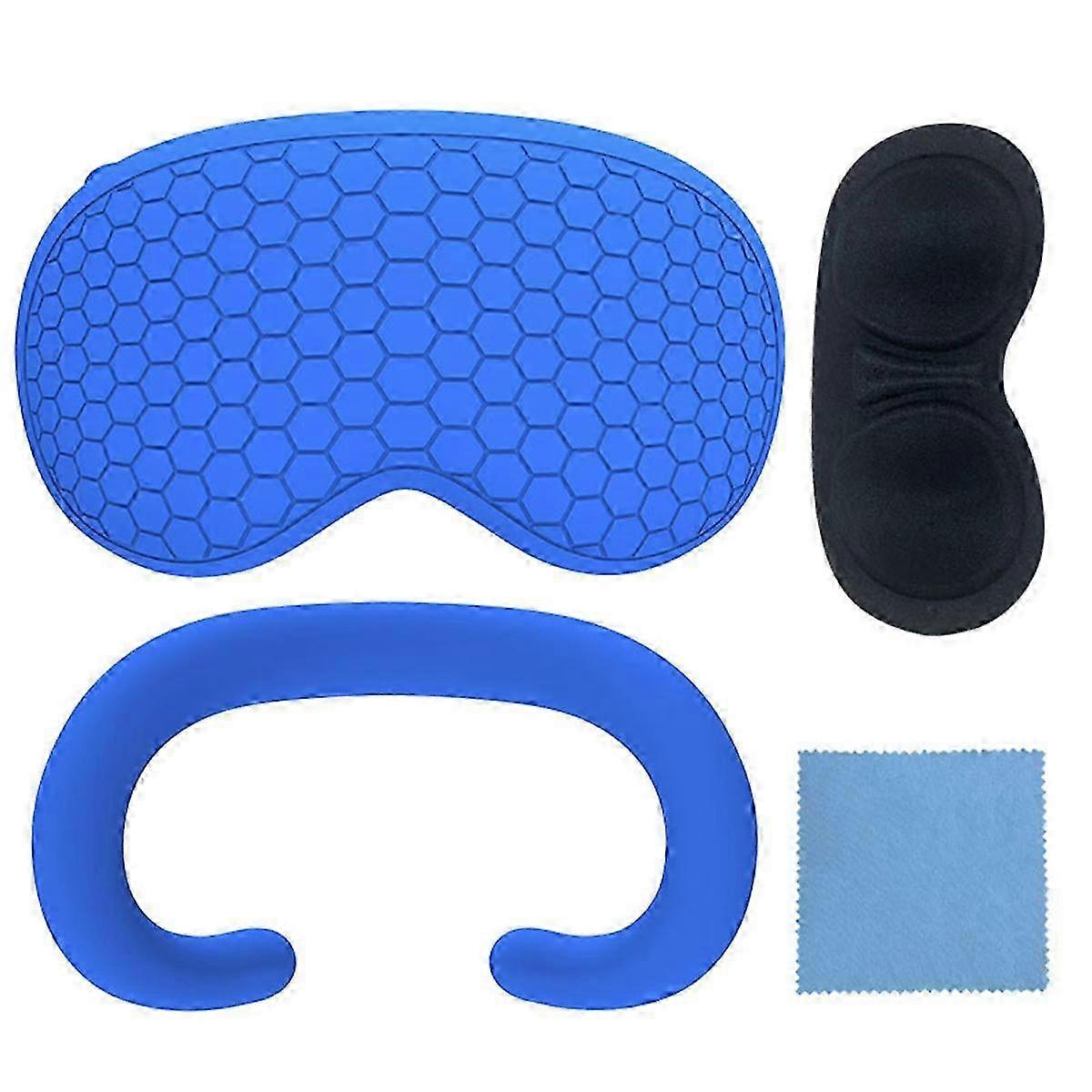 For Silicone Eye Mask Kit For Console Case Dustproof Vr Accessories Blue