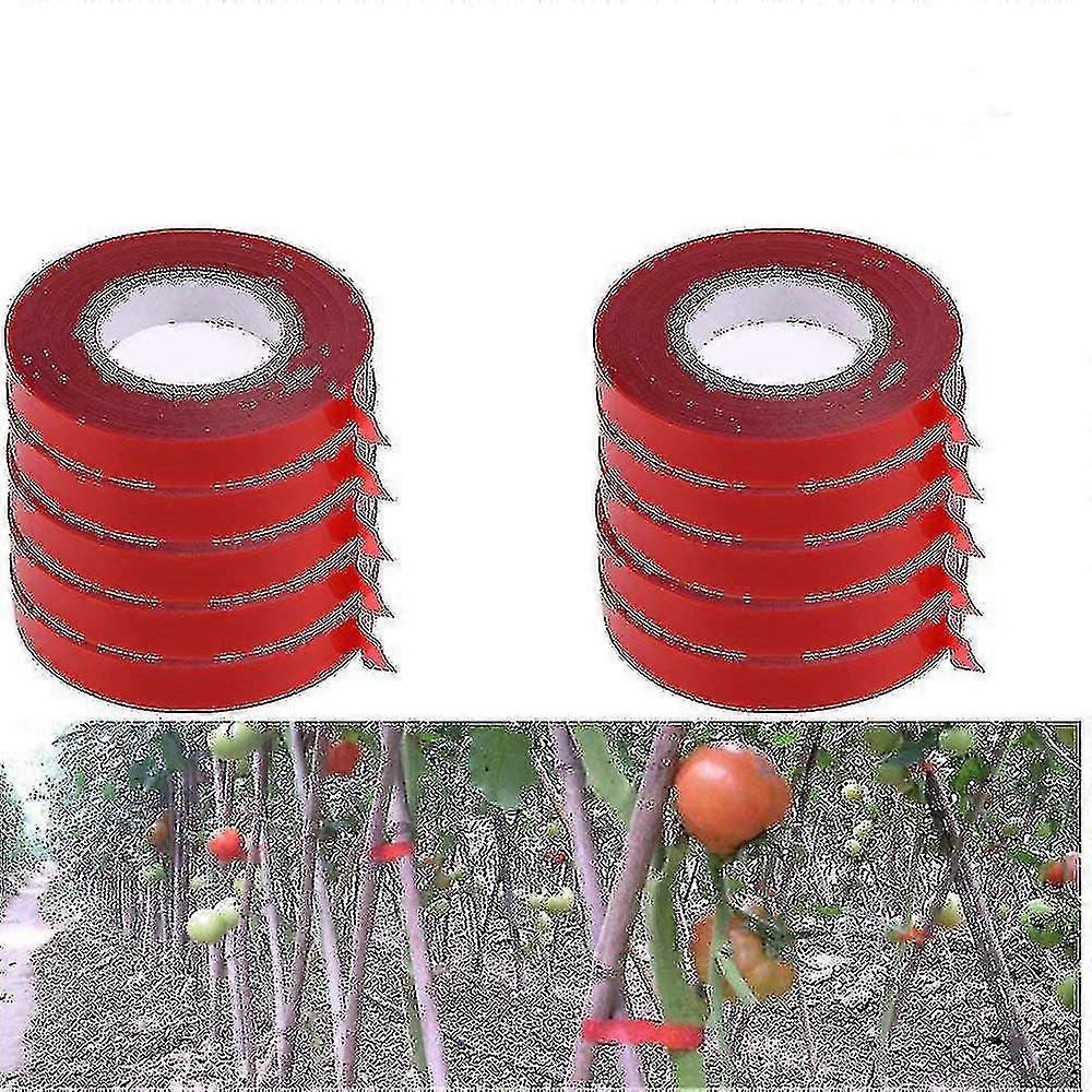 10pcs بولي كلوريد الفينيل فرع النبات اليد ربط الشريط لآلة تجليد زهرة الخضروات حديقة الشريط Tapener