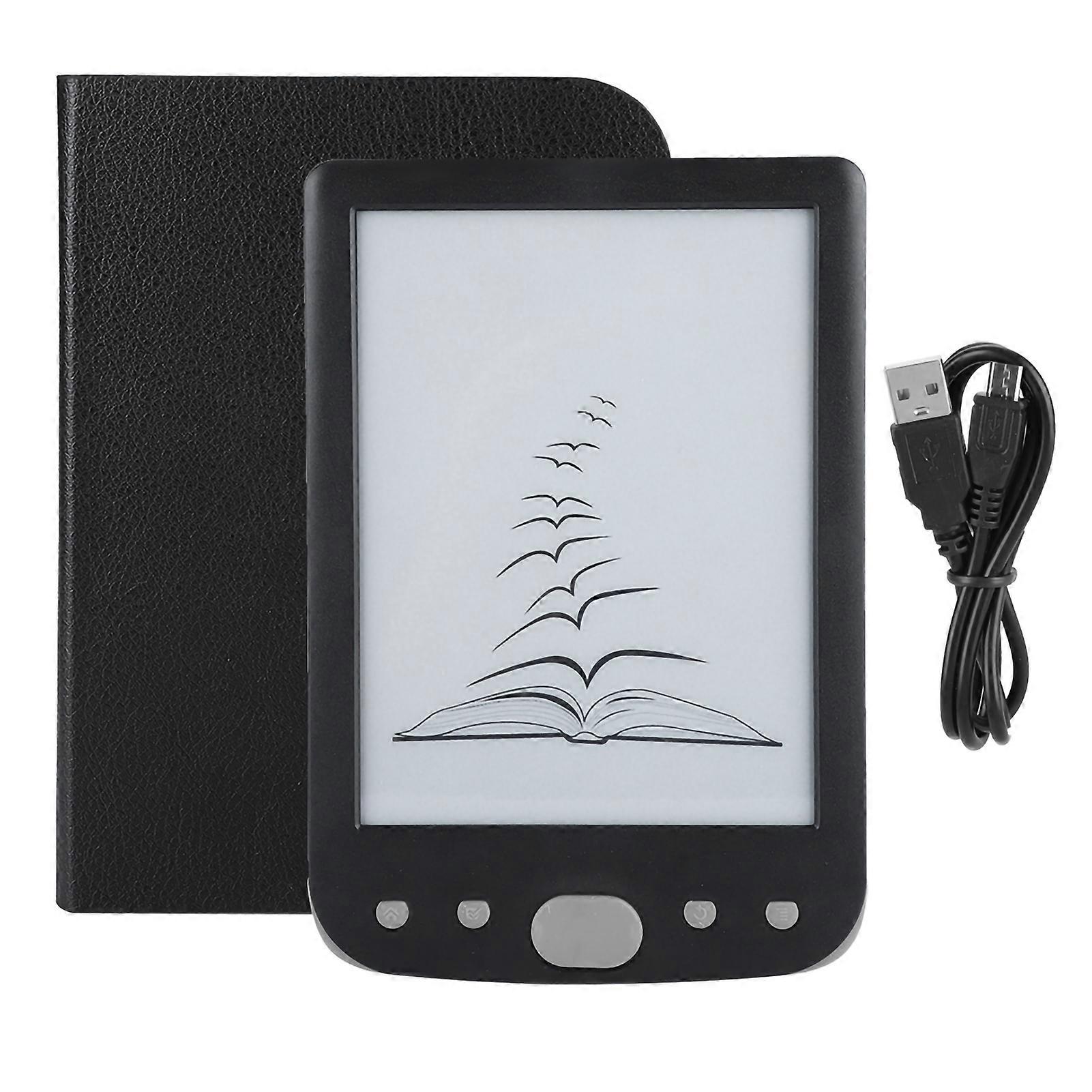 BK-6025L Portable 6inch 8G E book Reader Supports TF card Screen Lighting Grey