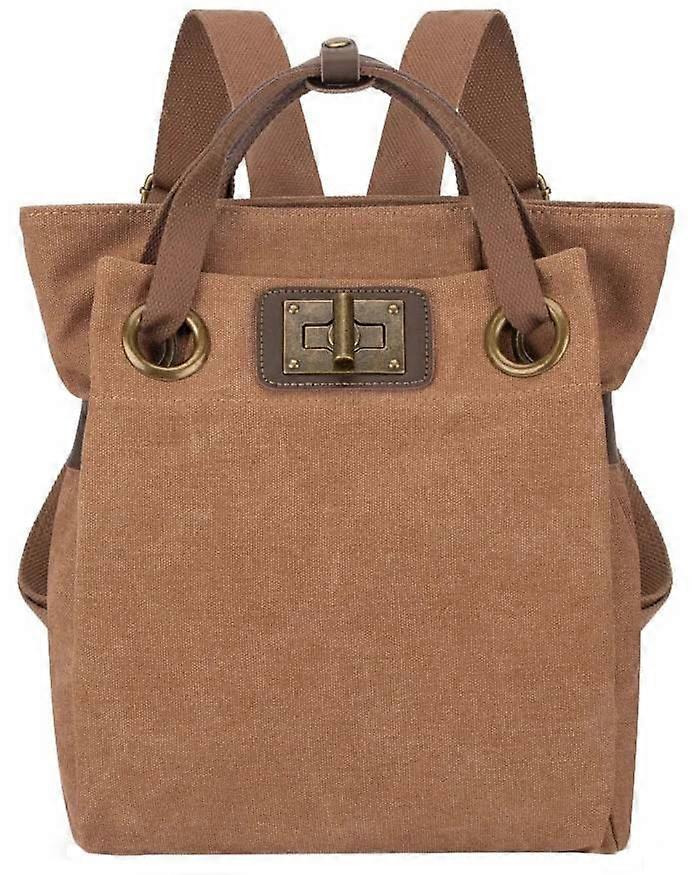 ZEDE Pont Des Arts Small Backpack - Camel Brown