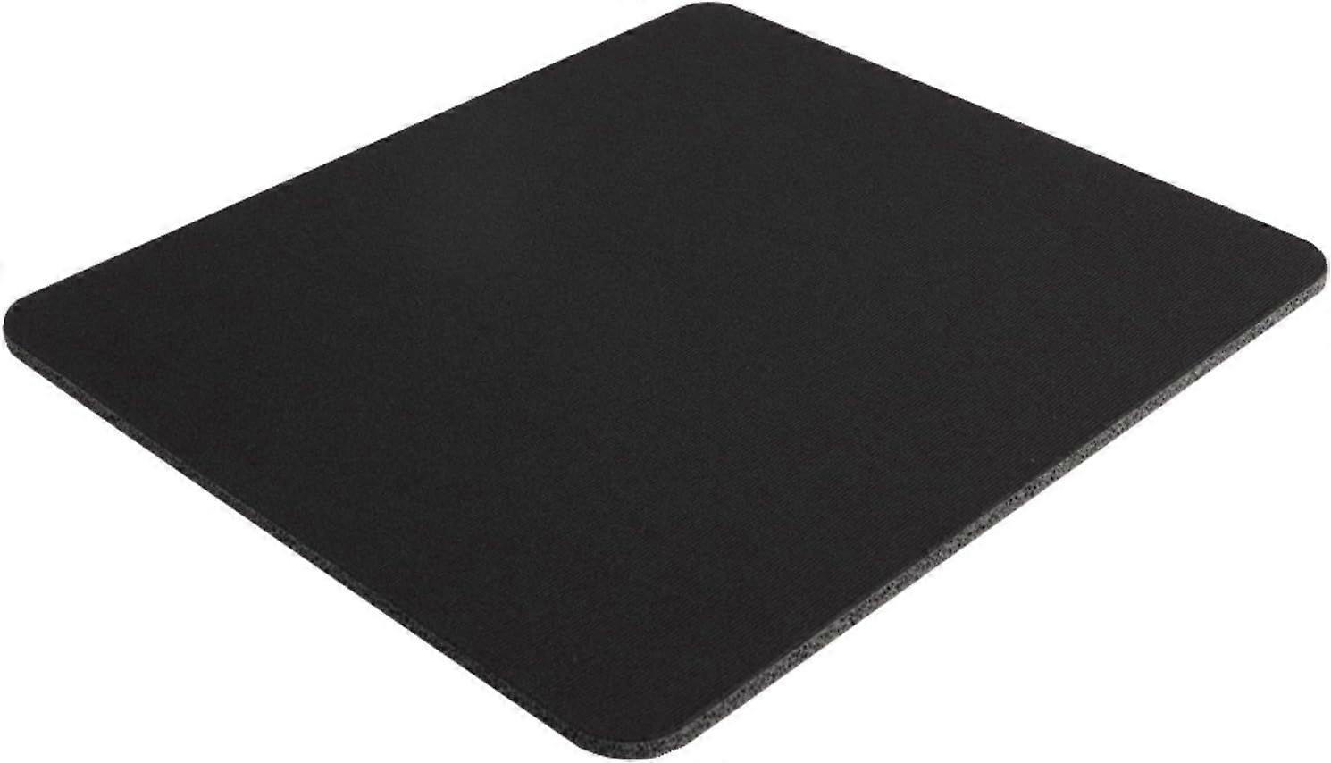 Large Black Mouse Pad, 8.2 Inch by 9.8 Inch, for Computer or Gaming Mouse Pad, Non-slip Base, Backing and Jersey Surface for Smooth Mouse Control and 