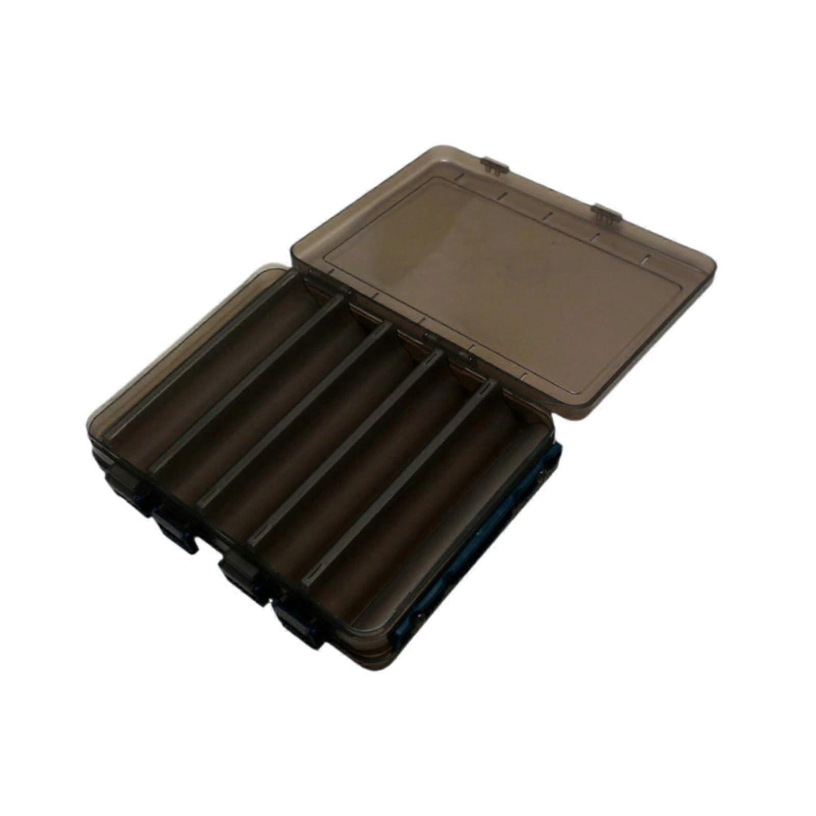 Double Layer Fishing Tackle Box Multiuse Lightweight Multi Grids Sturdy Lure Box