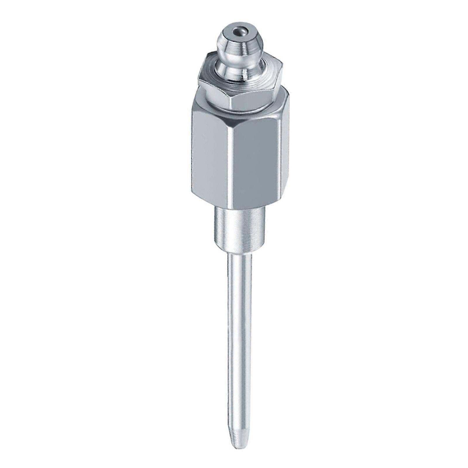 Grease Gun Needle, Grease Needle with Hardened Steel Head Threaded Narrow Needle Lubricator Adapter for Lubricating Flush and Hydraulic Fittings