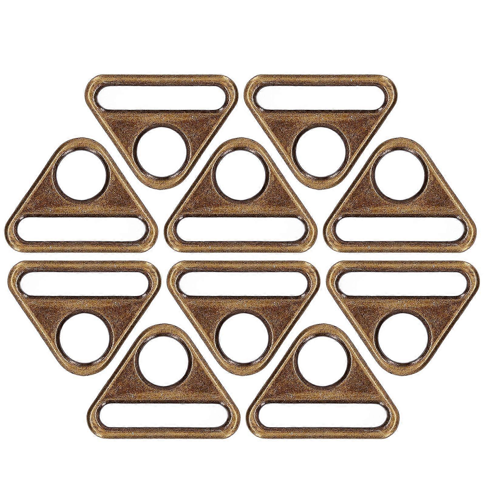 10Pcs Adjustable Buckle 38mm Adjustable Zinc Alloy Multi Purpose Lightweight Portable Luggage AccessoriesBronze