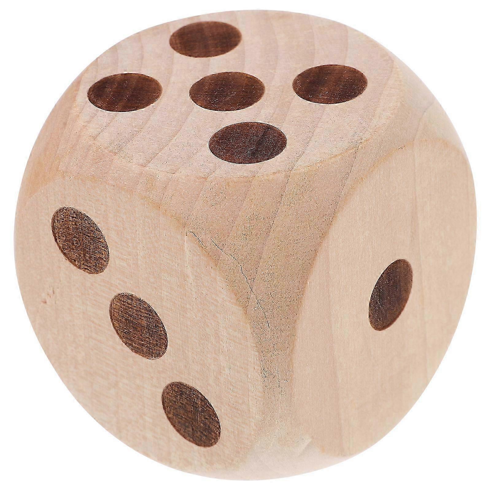 Wooden Dice Large Wood Dice Game Dice Prop Blank Wooden Dice Wooden Point Dice Game Dice