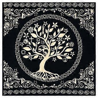 50x50cm/75x75cm Tarot Tablecloth Game Mat Geometric Divinations Table Cloth Board Game Oracles Card Pad Rune Support Mat  75x75cm