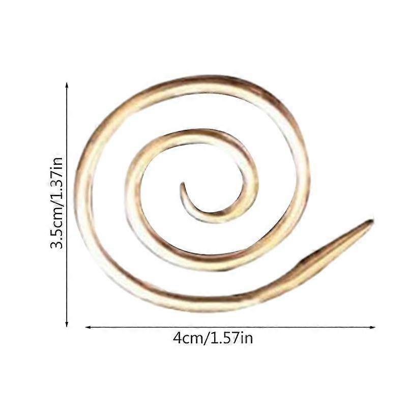 Spiral Cable Knitting Needle Handmade Knitting Tool Helical Knitting Needle