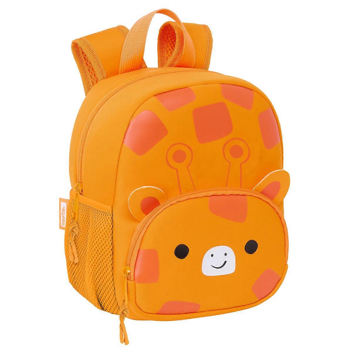 Child bag Safta Jirafa Brown Orange 20 x 25 x 9 cm
