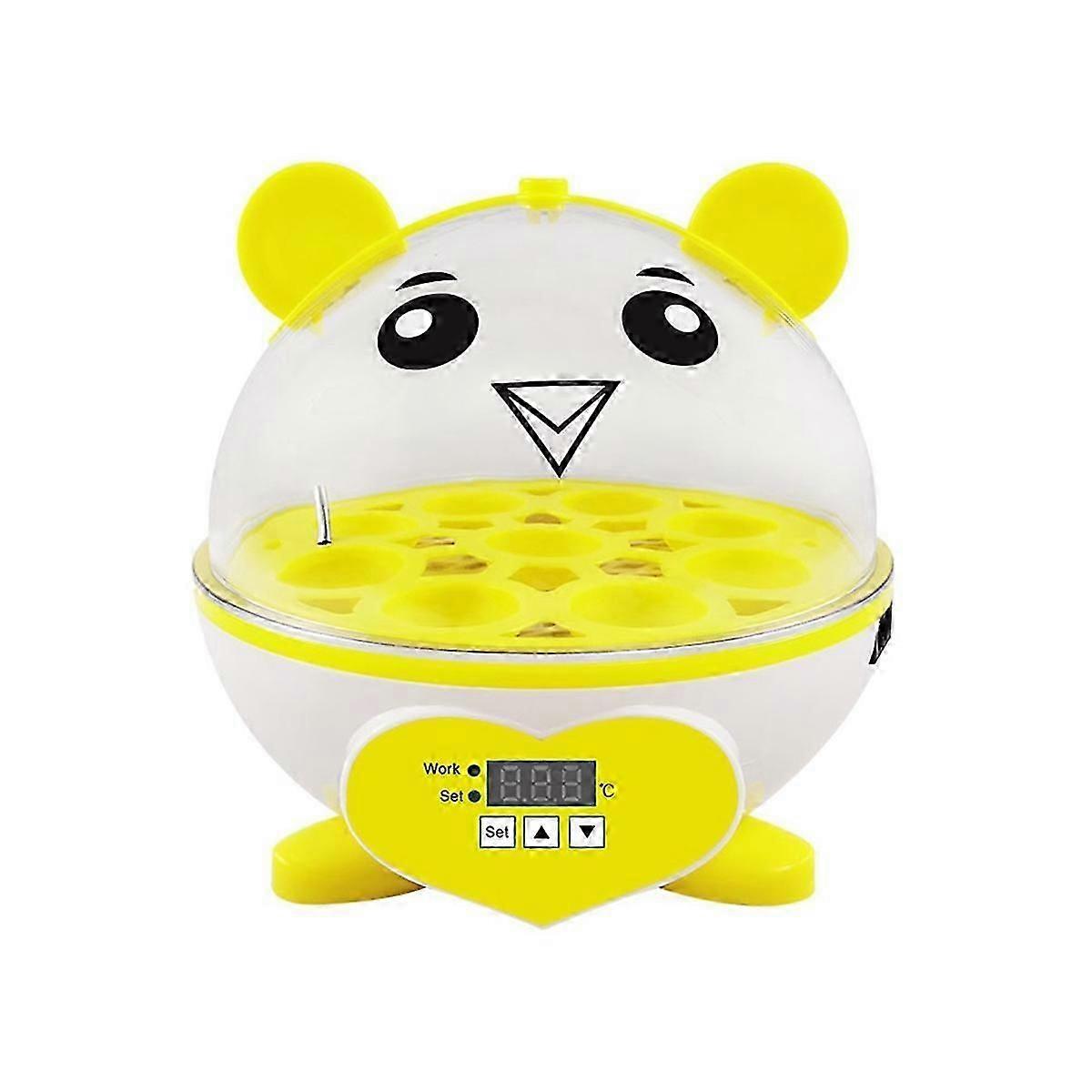 9 Incubator, Incubators suitable for Hatching Eggs, Automatic with Temperature Control, Incubator suitable for Hatching Chicken EU Plug