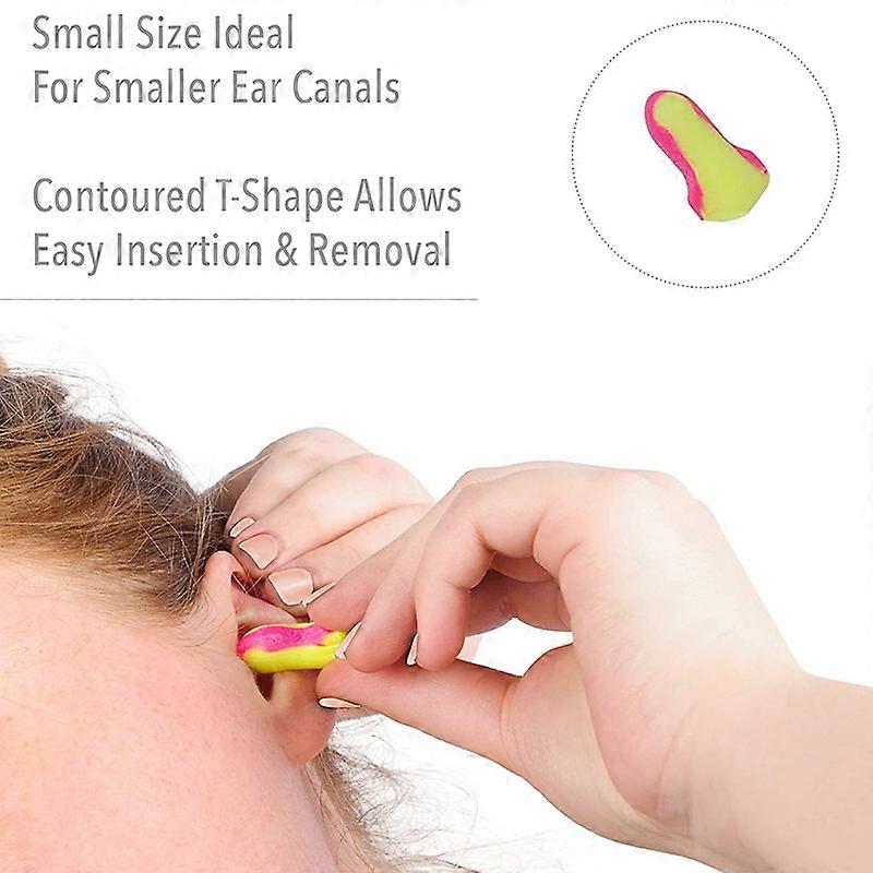100 Pairs Soundproof Earplugs Anti-Noise Sponge Protective Earplugs