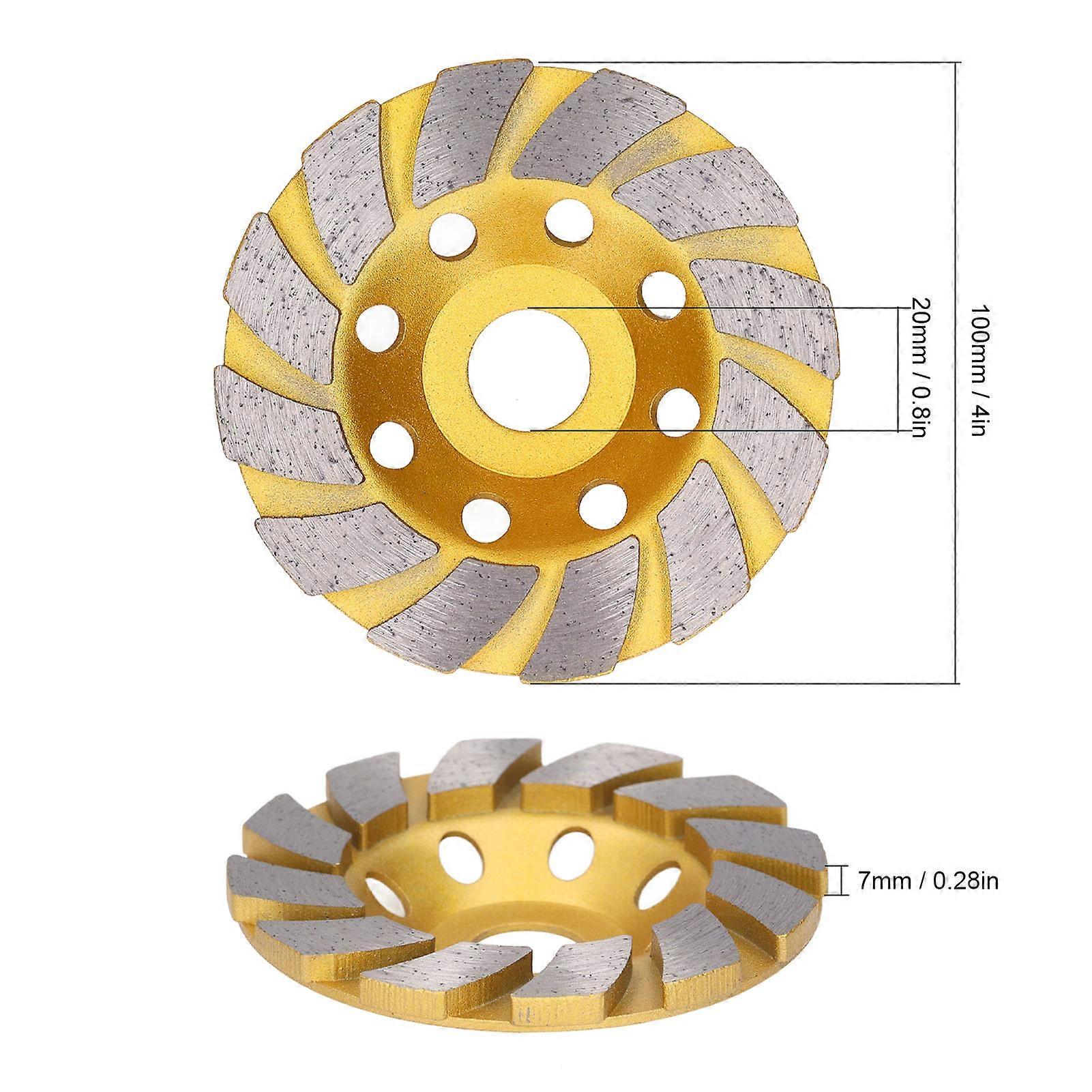 12 Segment Diamond Polishing Disc for 4 Inch Concrete Grinding Wheel
