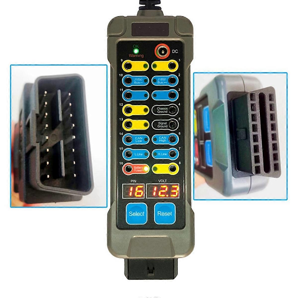 Auto Car Break Out Box OBDII Obd Breakout Box Car Protocol Detector Car Obd2 Interface Car Monitor w