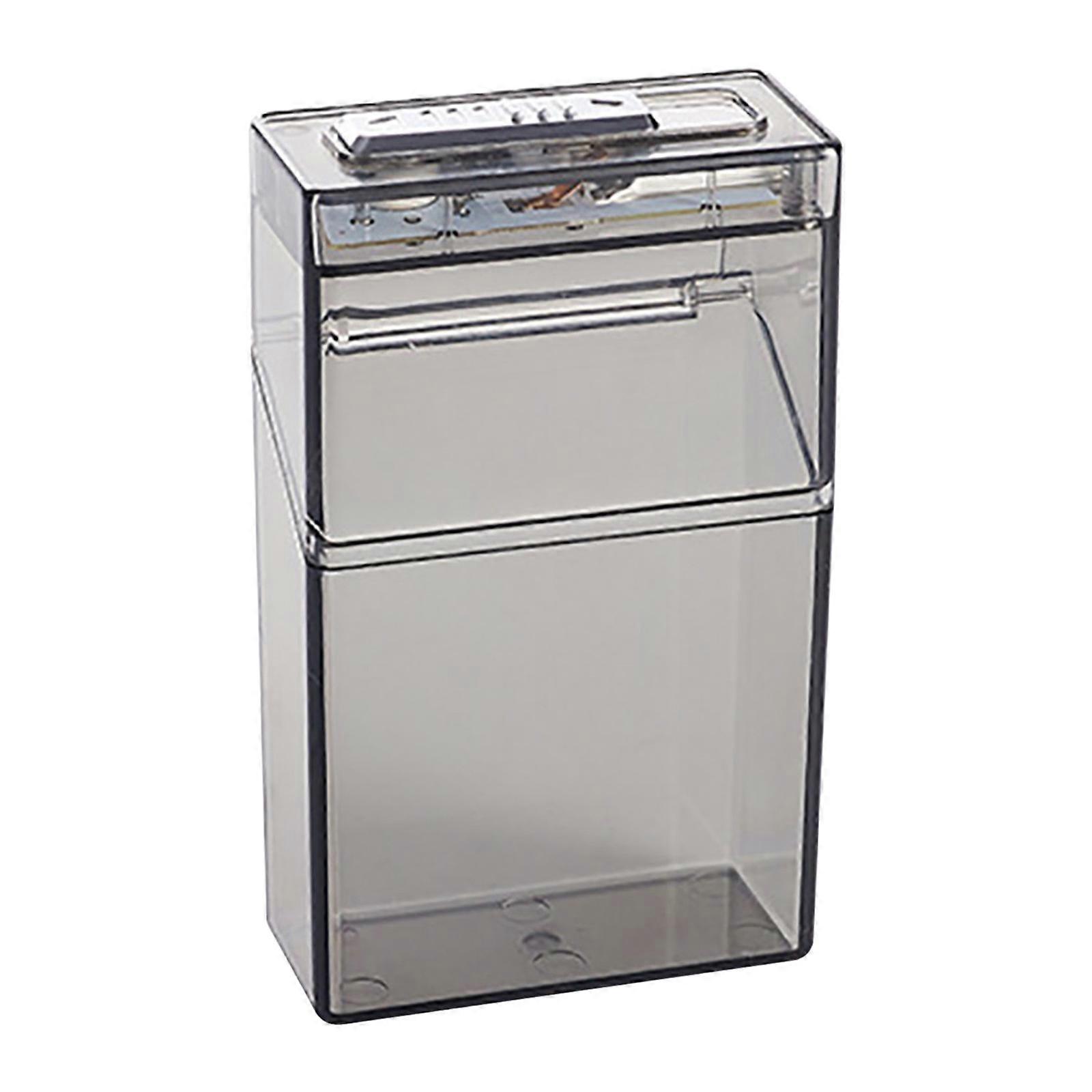 Transparent Colored Light Box With Tungsten Filament Lighter USB Charging Practical AA