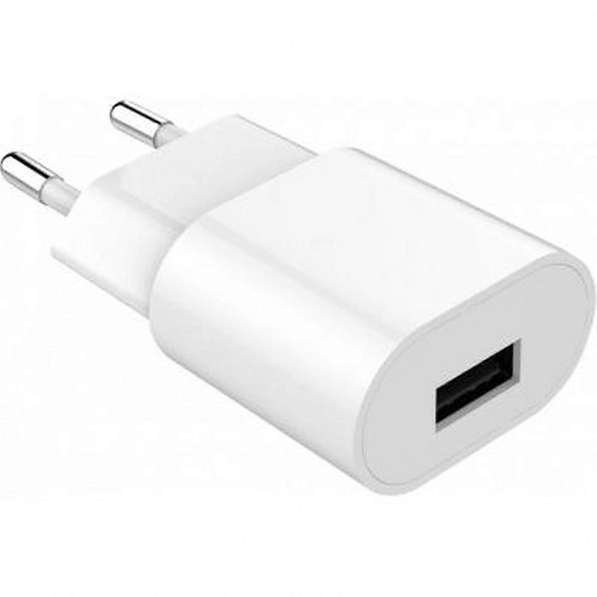 Dubbele USB A 2.1A netlader, wit