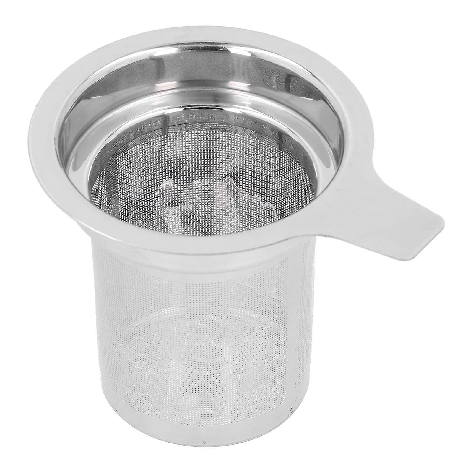 Tea Infuser, Stainless Steel Loose Leaf Tea Steeper with Handle, Extra Fine Mesh Strainer for Single Cup Brewing