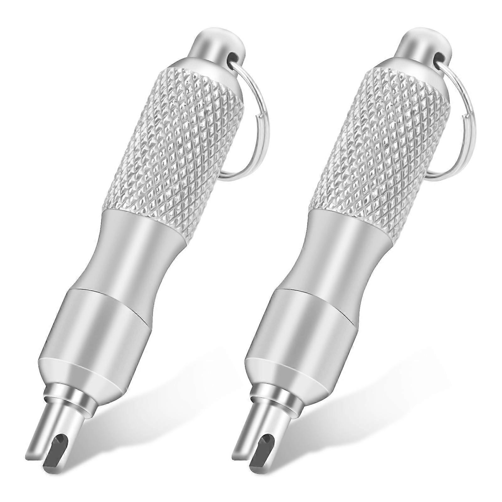 LinkStyle 2pcs Valve Stem extraction tool, Schrader automobile motorcycle bike truck