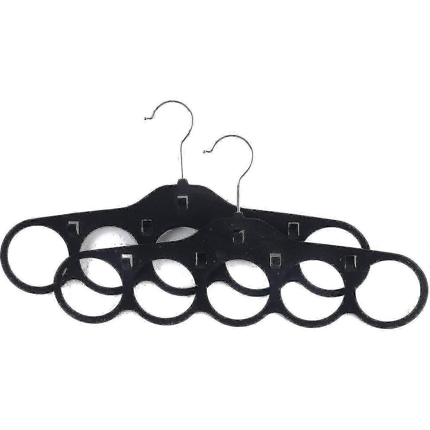 Black Scarf Hanger With Non-slip,2pcs
