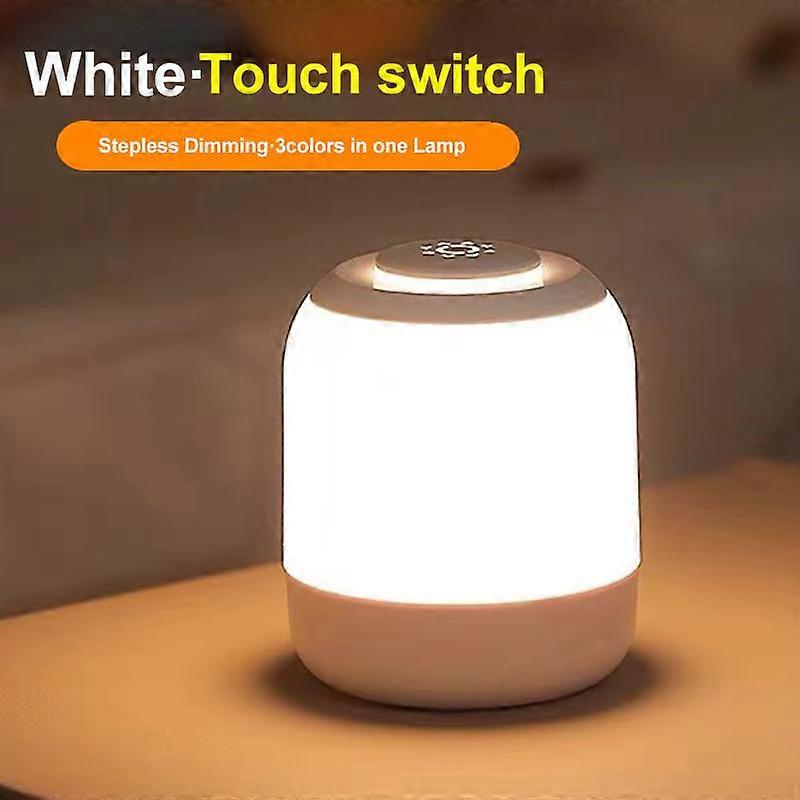 Night Light Touch Lamp Table Lamp Bedside Lamp Bedroom Lamp with Touch Sensor Portable Desk Lamp Light for Kids Gifts Led