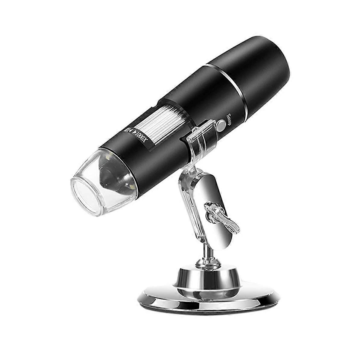 Lab Microscope Accessories 1080P Portable Handheld Digital Microscope with LED Light, Adjustable Magnification, USB Compatibility