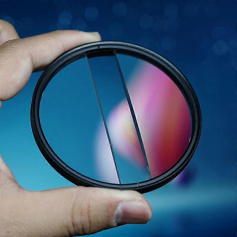 Photography Foreground Blur Filter Double Half Moon SLR Accessories