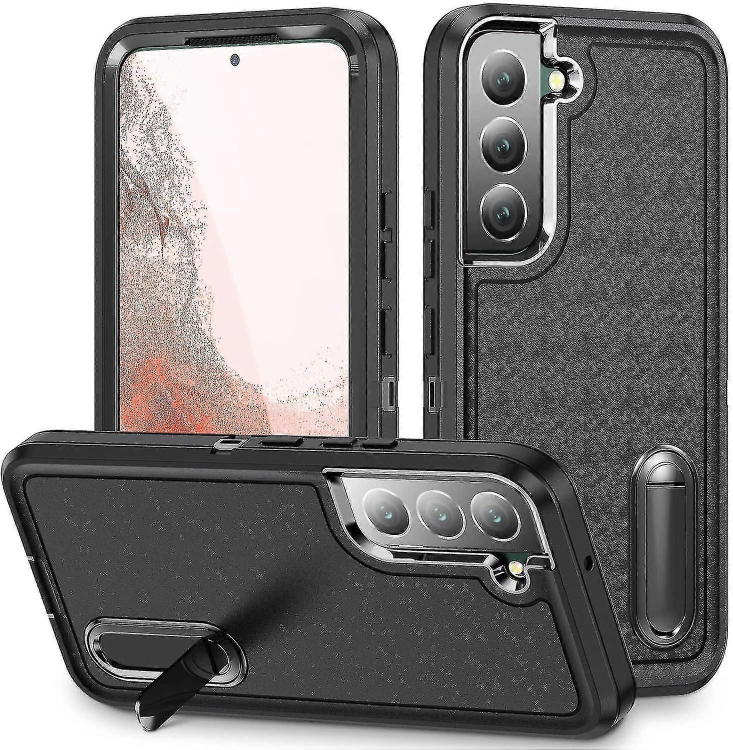 Military Grade Protective Case Compatible With Samsung Galaxy S22 Case With Kickstand