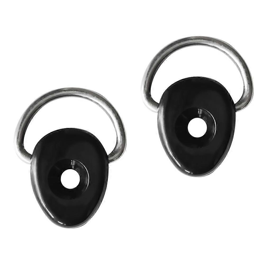 2 Pieces D-, Fastening D-rings with Eyelet, Half-round Buckles, Kayak Loop