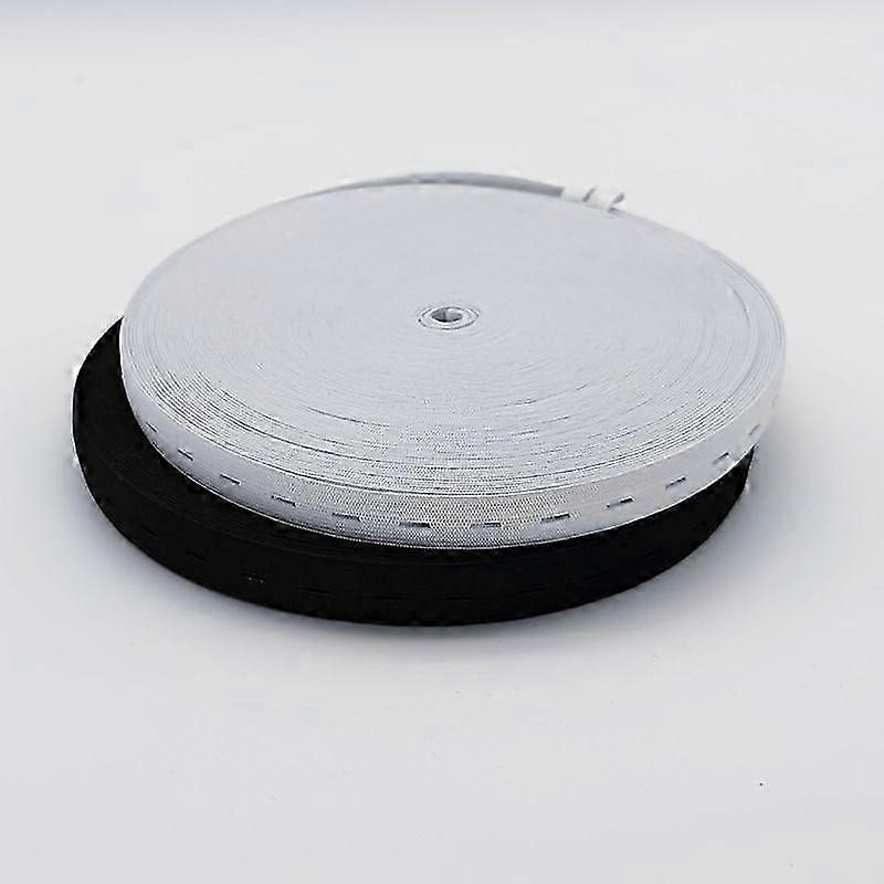 40M Buttonhole Elastic Band For Pants Button Extenders Adjustable Band