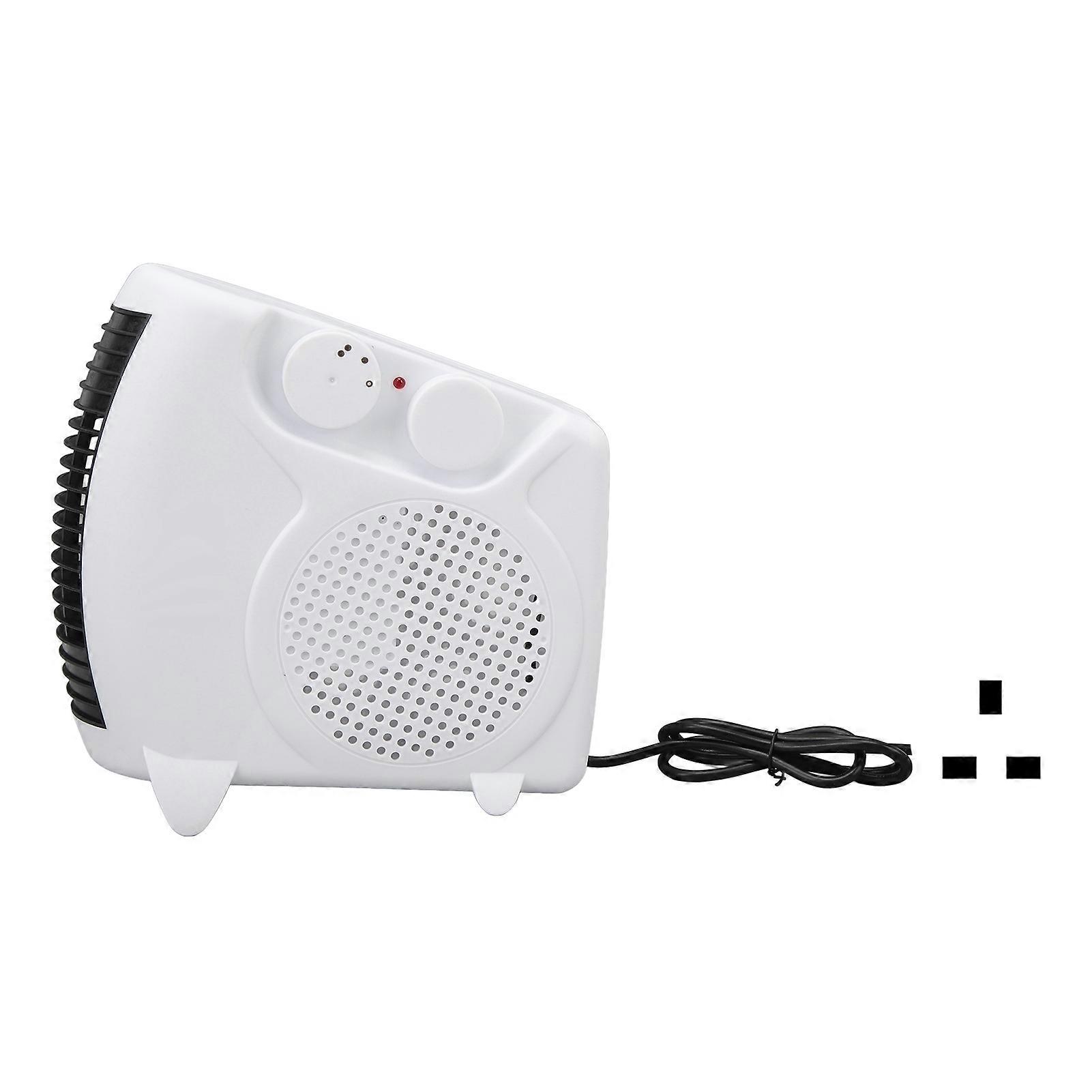 Portable Fan Heater Quick Heating Adjustable Temperature Mini Space Heater for Home Desktop AC