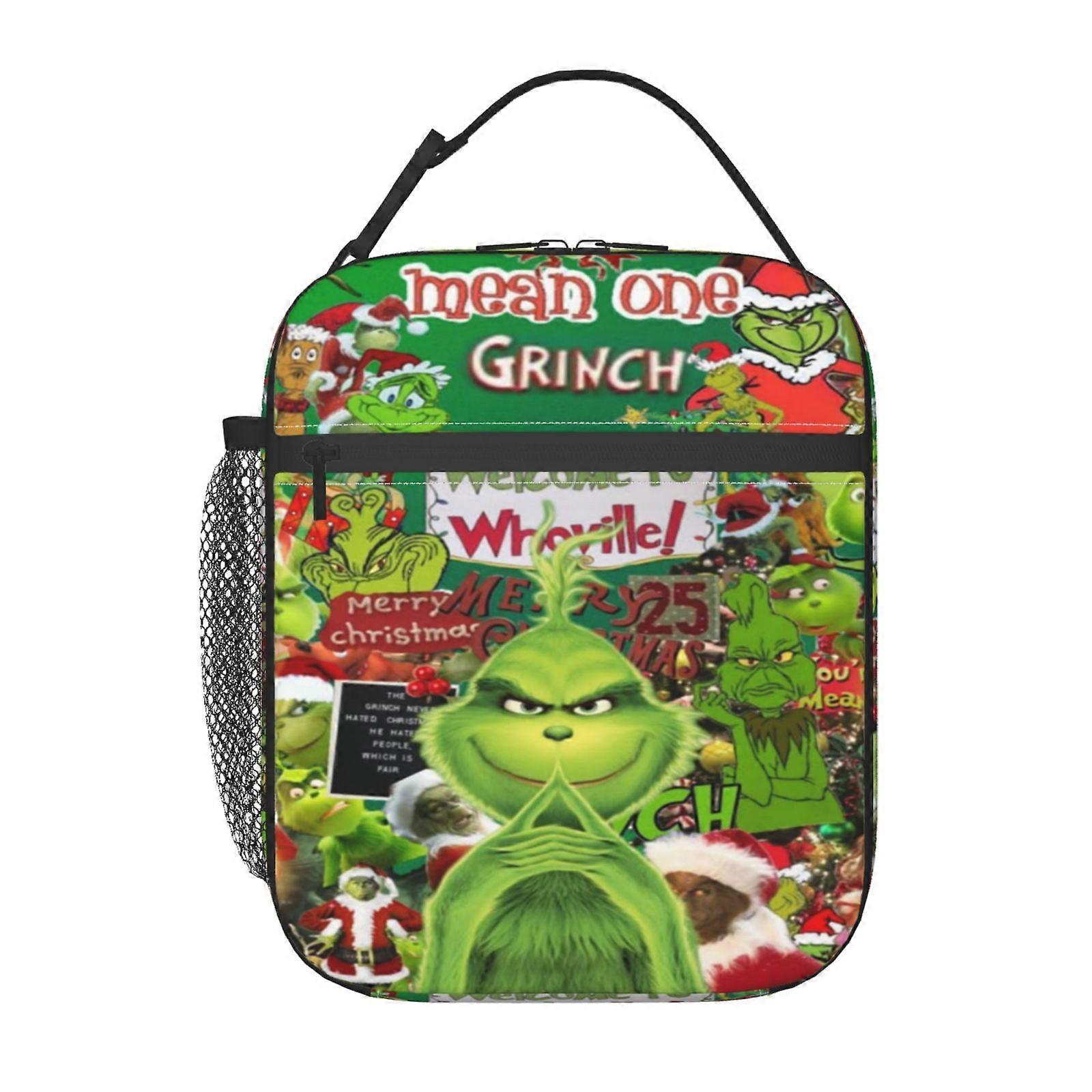 d210 The Grinch Lunch Bag Professional Edition, Executive Style with Document Pocket, Suitable for Business Meetings g210