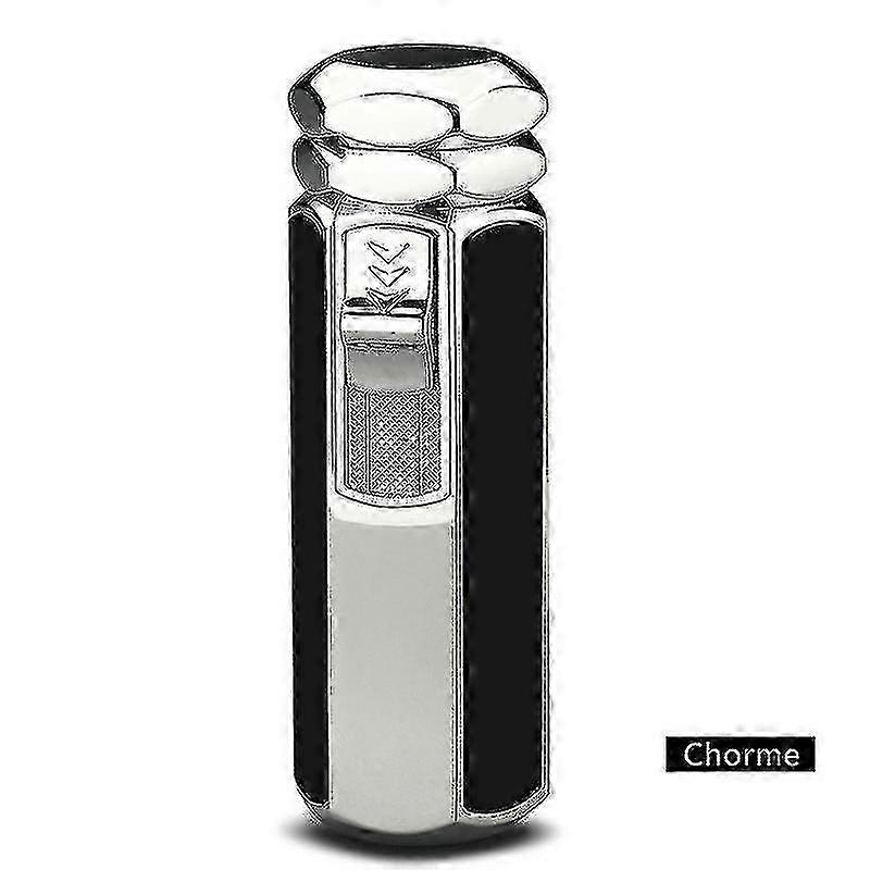 Adjustable Quadruple Jet Flame Cigar Lighter with Refillable Pen Design