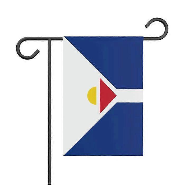 Flag - Saint Martin - 32 x 47.5 cm - Polyester - Double-sided printing - Multicolored