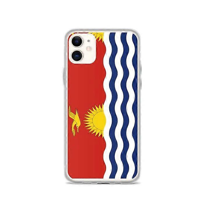 iPhone Case - Kiribati - iPhone 11 - Soft Silicone - Slim and Lightweight Design - Multicolor