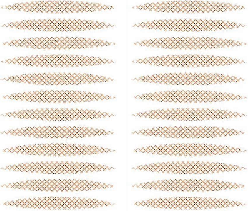 20 Sheets/400 Pairs Single-Sided Invisible Single-Sided Lace Double Eyelid Sticker Naturally Waterproof Eyelid Tape Makeup Tool for Hooded Droopy Unev
