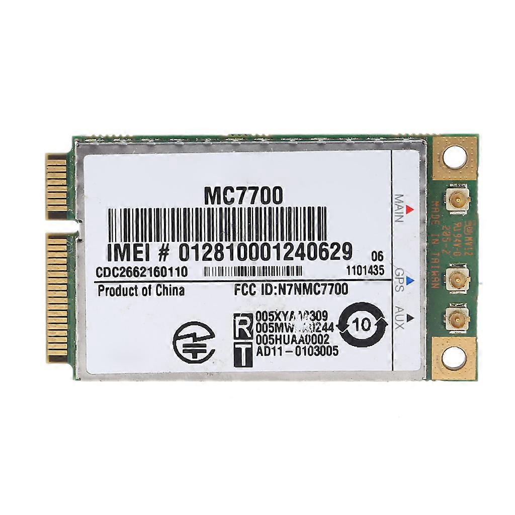 Wireless WLAN Card Adapter Mini PCI-E 3G/4G WWAN GPS Module MC7700 PCI for Express 3G HSPA LTE 100Mbps White