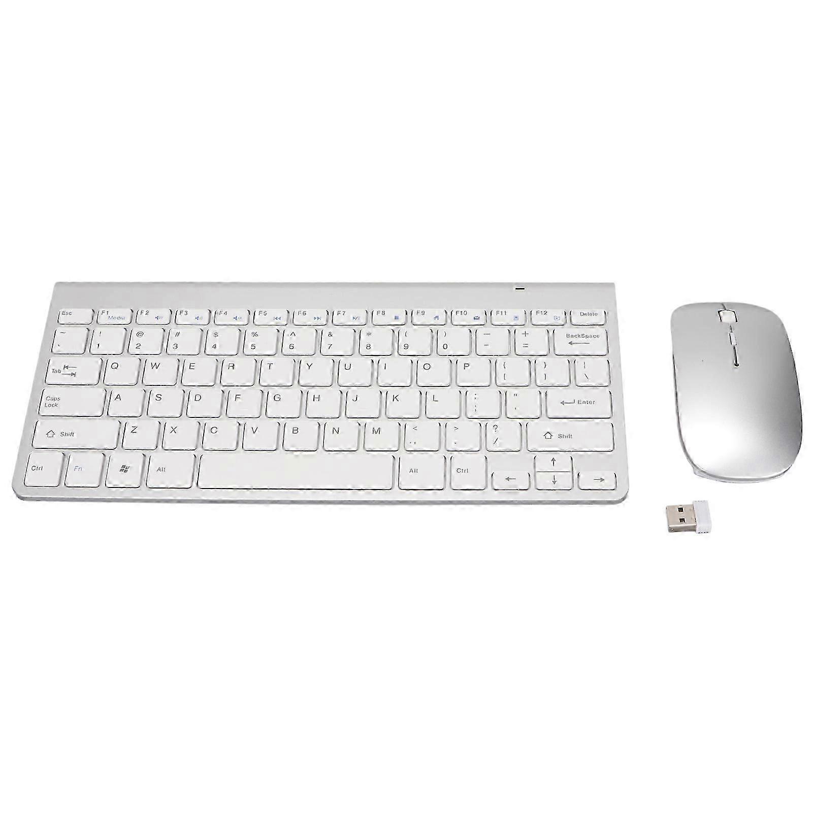 Keyboard Mouse Combo Wireless Sensitive Silent Adjustable DPI Ergonomic Design USB Receiver Keyboard and Mouse
