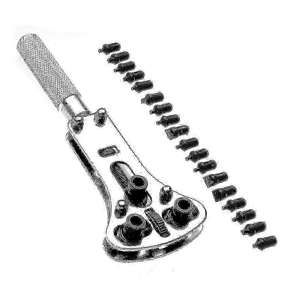 Waterproof Watch Case Back Opener Wrench Tool Suitable for Various Watch Models in a Secure Case