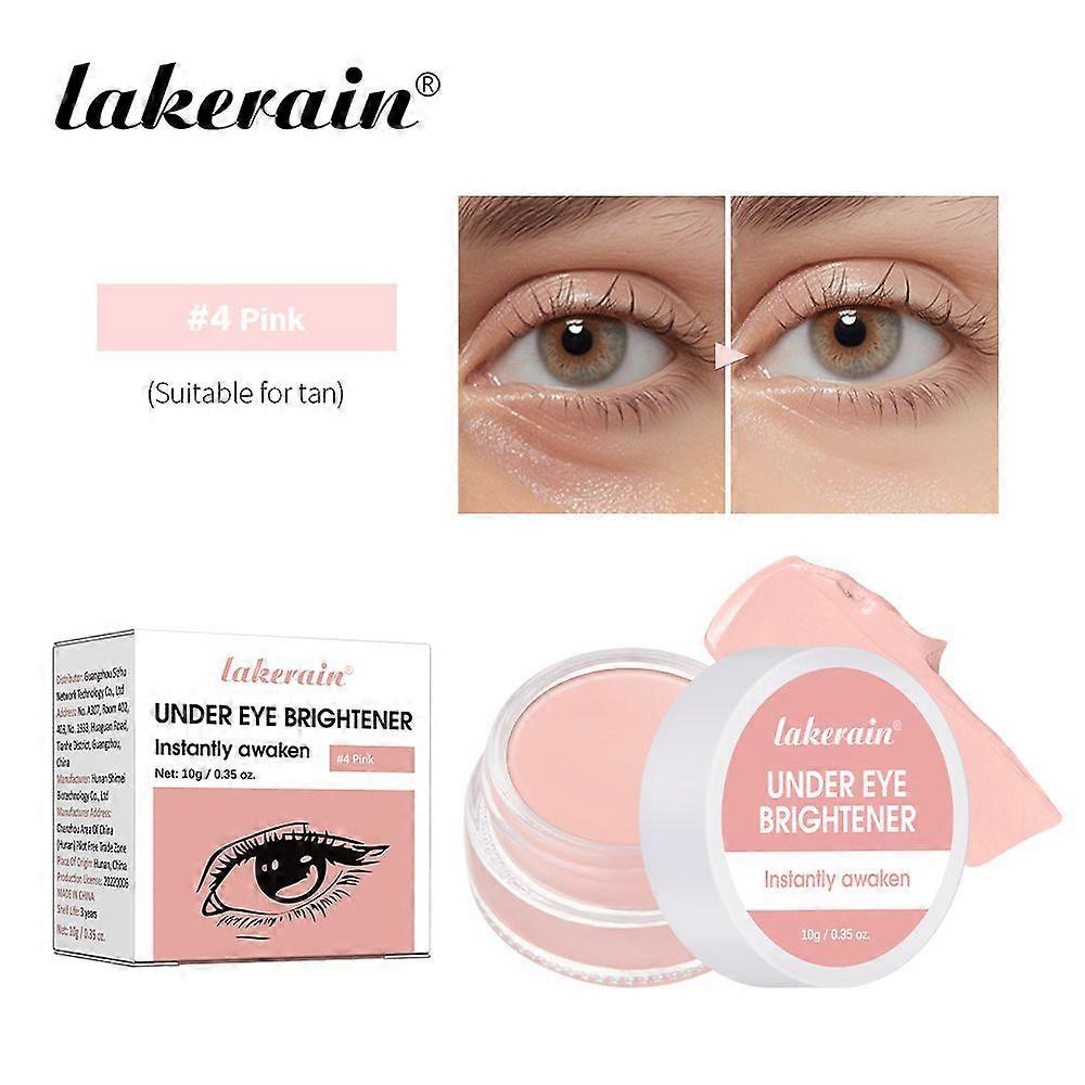 Full Coverage Under Eye Brightener and Concealer - Long Lasting, Colour-Correcting Cream for Dark Circles and Spots - Highlighter and Foundation in On